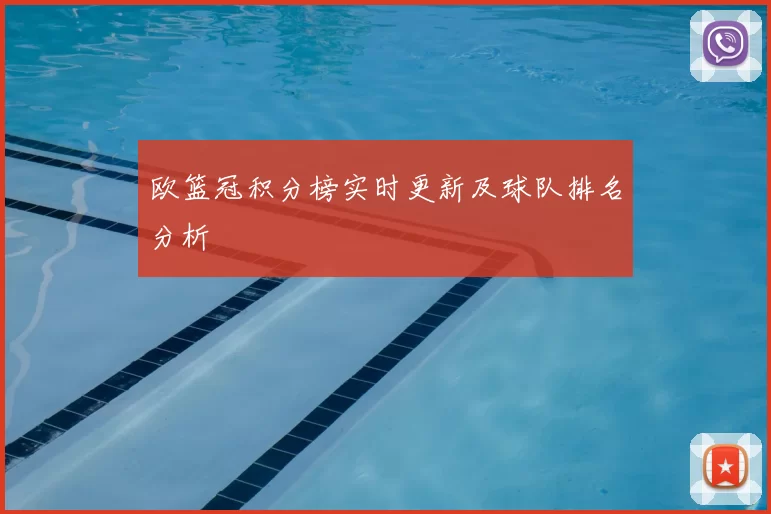 欧篮冠积分榜实时更新及球队排名分析